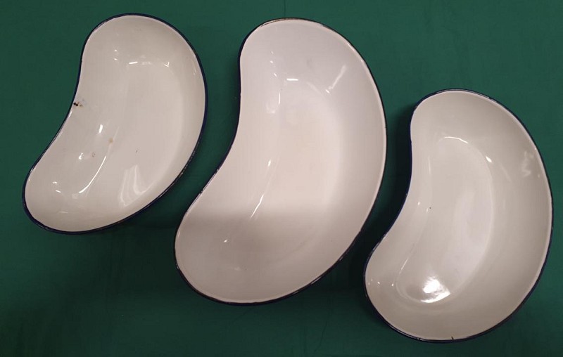 Large Enamel Kidney Dish